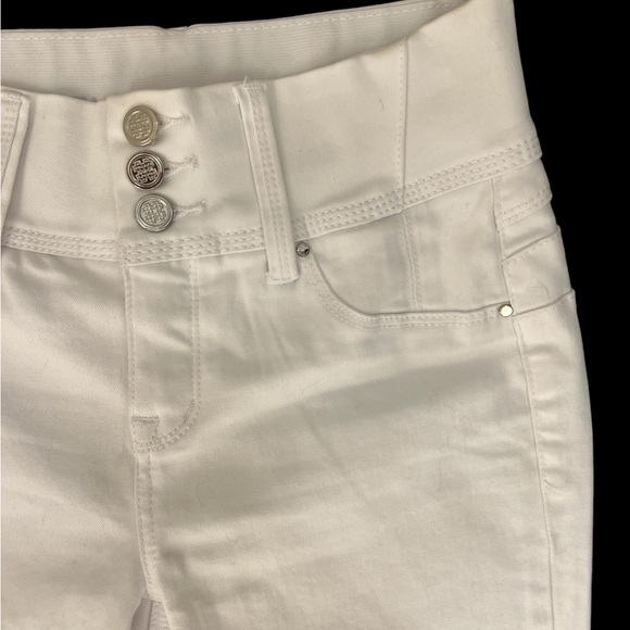 LAURIE FELT SILKY CURVE SKINNY WHITE JEANS WITH VITAL STRETCH TECHNOLOGY XXS - Picture 9 of 16